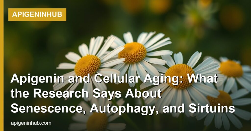Apigenin and Cellular Aging: What the Research Says About Senescence, Autophagy, and Sirtuins - ApigeninHub
