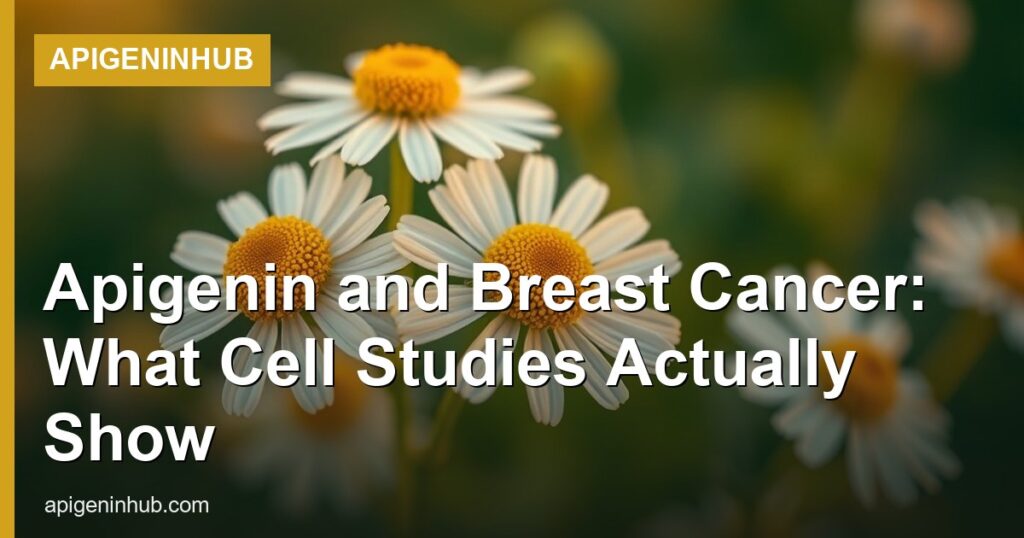 Apigenin and Breast Cancer: What Cell Studies Actually Show - ApigeninHub