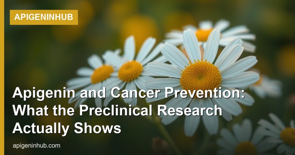 Apigenin and Cancer Prevention: What the Preclinical Research Actually Shows - ApigeninHub
