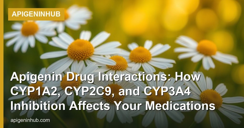 Apigenin Drug Interactions: How CYP1A2, CYP2C9, and CYP3A4 Inhibition Affects Your Medications - ApigeninHub