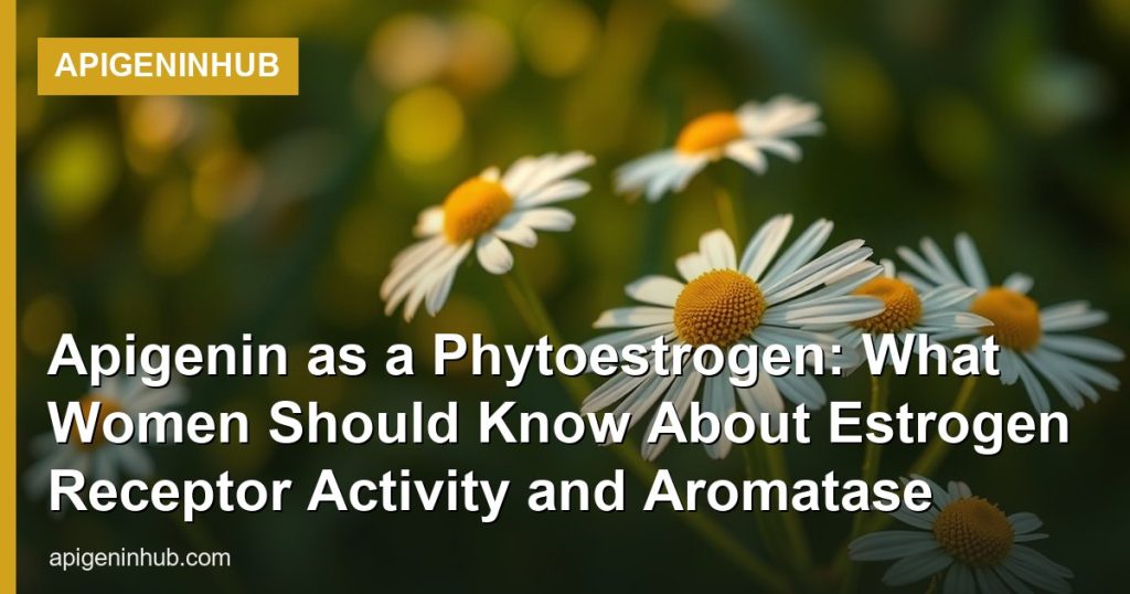 Apigenin as a Phytoestrogen: What Women Should Know About Estrogen Receptor Activity and Aromatase - ApigeninHub