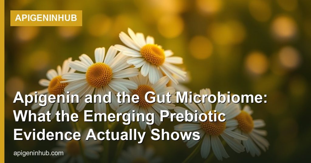 Apigenin and the Gut Microbiome: What the Emerging Prebiotic Evidence Actually Shows - ApigeninHub