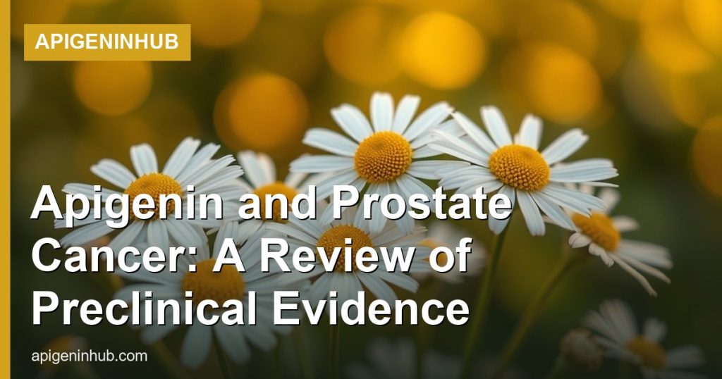 Apigenin and Prostate Cancer: A Review of Preclinical Evidence - ApigeninHub