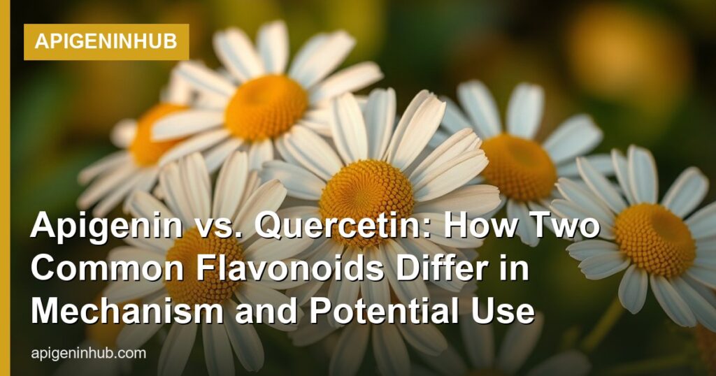 Apigenin vs. Quercetin: How Two Common Flavonoids Differ in Mechanism and Potential Use - ApigeninHub