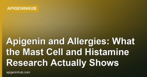 Apigenin and Allergies: What the Mast Cell and Histamine Research Actually Shows