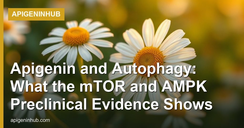 Apigenin and Autophagy: What the mTOR and AMPK Preclinical Evidence Shows - ApigeninHub