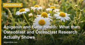 Apigenin and Bone Health: What the Osteoblast and Osteoclast Research Actually Shows