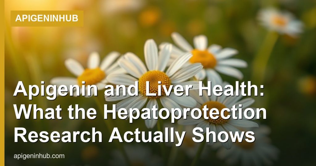 Apigenin and Liver Health: What the Hepatoprotection Research Actually Shows - ApigeninHub