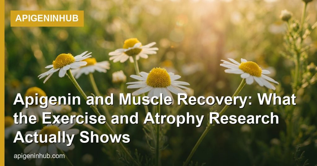 Apigenin and Muscle Recovery: What the Exercise and Atrophy Research Actually Shows - ApigeninHub