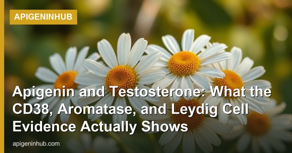 Apigenin and Testosterone: What the CD38, Aromatase, and Leydig Cell Evidence Actually Shows - ApigeninHub